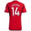 Maglia ufficiale Manchester United Eriksen 14 Casa 2023-24 per Uomo